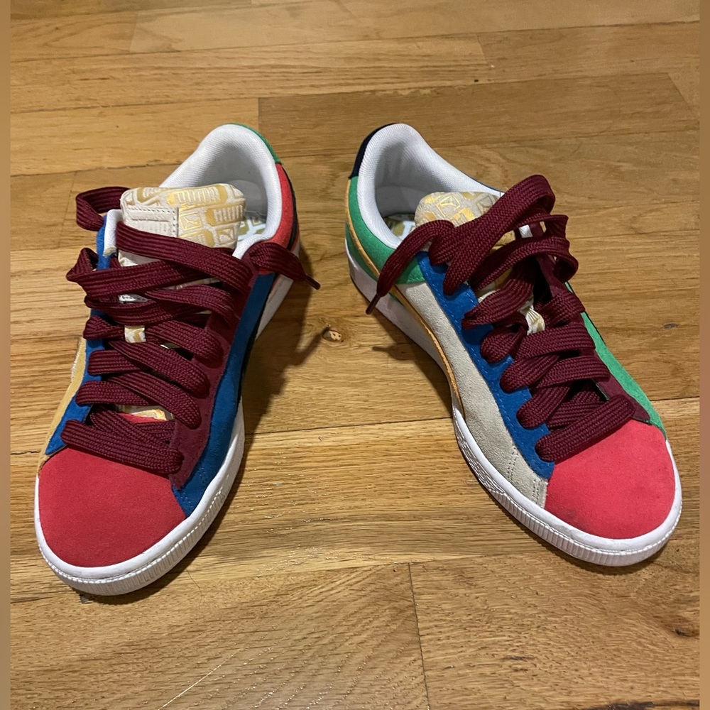 Colorful Puma sneakers